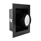 TLЕ - QS Single LED 39W/927 45° CRI 90+ black 1.05A 2700К, светодиодный встраиваемый светильник поворотный