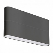 светильник sp-wall-flat-s170x90-2x6w warm3000 (gr, 120 deg, 230v)