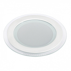 светодиодная панель lt-r200wh 16w warm white 120deg (arlight, ip40 металл, 3 года)