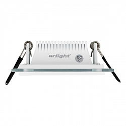 светодиодная панель lt-s96x96wh 6w warm white 120deg (arlight, ip40 металл, 3 года)