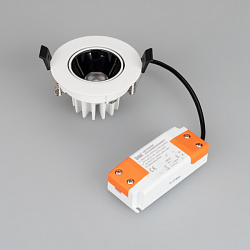 светильник ms-forecast-built-turn-r82-8w day4000 (wh-bk, 32 deg, 230v)