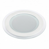 светодиодная панель lt-r200wh 16w warm white 120deg (arlight, ip40 металл, 3 года)