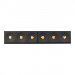 светильник mag-dark-45-l400-12w warm3000 (bk, 20 deg, 24v) (arlight, ip20 металл, 3 года)