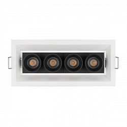 светильник ms-orient-built-turn-tc-s67x150-10w day4000 (wh-bk, 30 deg, 230v)
