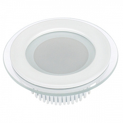 светодиодная панель lt-r96wh 6w day white 120deg (arlight, ip40 металл, 3 года)