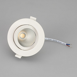 светильник ltd-polar-turn-r105-10w warm3000 (wh, 36 deg, 230v)