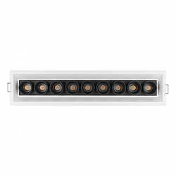 светильник ms-orient-built-turn-tc-s67x300-20w warm3000 (wh-bk, 30 deg, 230v)