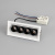 светильник ms-orient-built-turn-tc-s67x150-10w warm3000 (wh-bk, 30 deg, 230v)