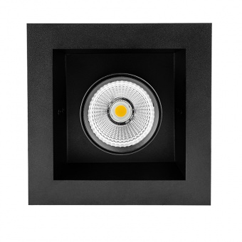 tlе - qs single led 39w/860 45° cri 83+ black 1.05a 6000к, светодиодный встраиваемый светильник поворотный