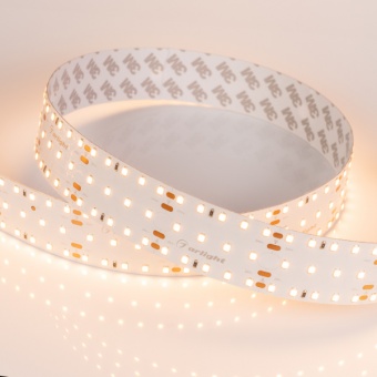 светодиодная лента s2-2500 24 v warm 3000 k 34 mm (2835, 280 led/m, lux)