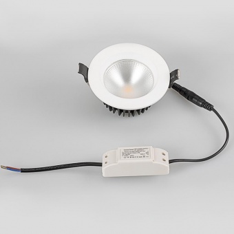 светодиодный светильник ltd-105wh-frost-9w warm white 110deg