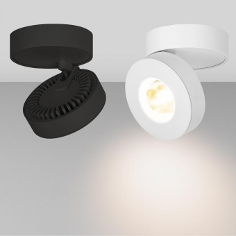 светильник sp-mona-surface-r100-12w white5000 (bk, 24 deg)