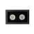 tlе - qs duo led 2x39w/850 45° cri 83+ black 1.05a 5000к, светодиодный встраиваемый светильник поворотный