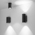 светильник lgd-forma-wall-r90-12w day4000 (gr, 44 deg, 230v)
