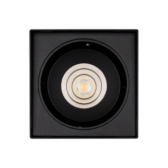 светильник sp-cubus-s100x100bk-11w white 40deg