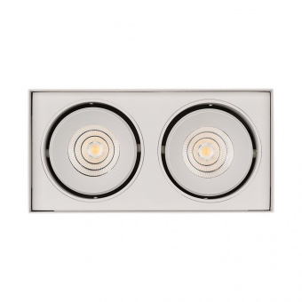 светильник sp-cubus-s100x200wh-2x11w warm white 40deg