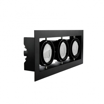 TLЕ - Graziozo Next 3x39W/для ХЛЕБА и ВЫПЕЧКИ 45° black 1.05A, светодиодный карданный светильник