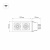 Светильник CL-KARDAN-S180x102-2x9W White (WH, 38 deg)