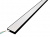 tle - steel-1480 slim 3000k 23вт prisma черный