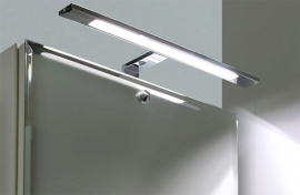 Накладные и подвесные светильники для освещения зеркала в ванной комнате
