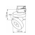 Светильник LGD-MONA-TRACK-4TR-R100-12W White5000 (BK, 24 deg)