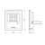 светодиодный прожектор ar-flg-flat-architect-20w-220v white 50x70 deg